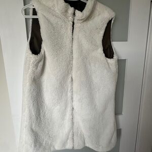 Faux fur vest